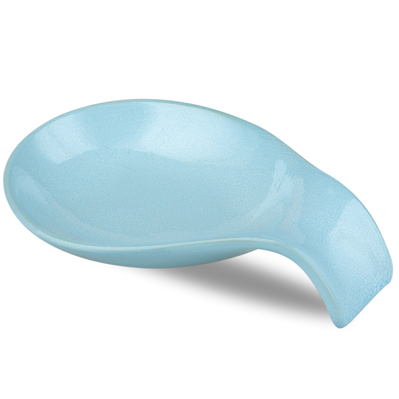 Light blue spoon rest