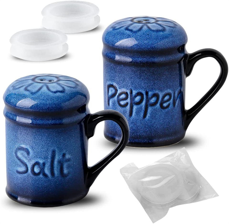 Nihow SALT & PEPPER SHAKER SETS WITH HANDLE Blue