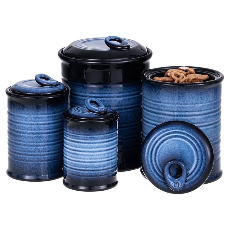 Nihow SET OF 4 CANISTER Blue
