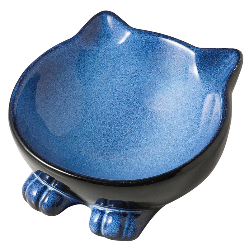 Nihow LARGER BASIC CAT BOWL BLUE