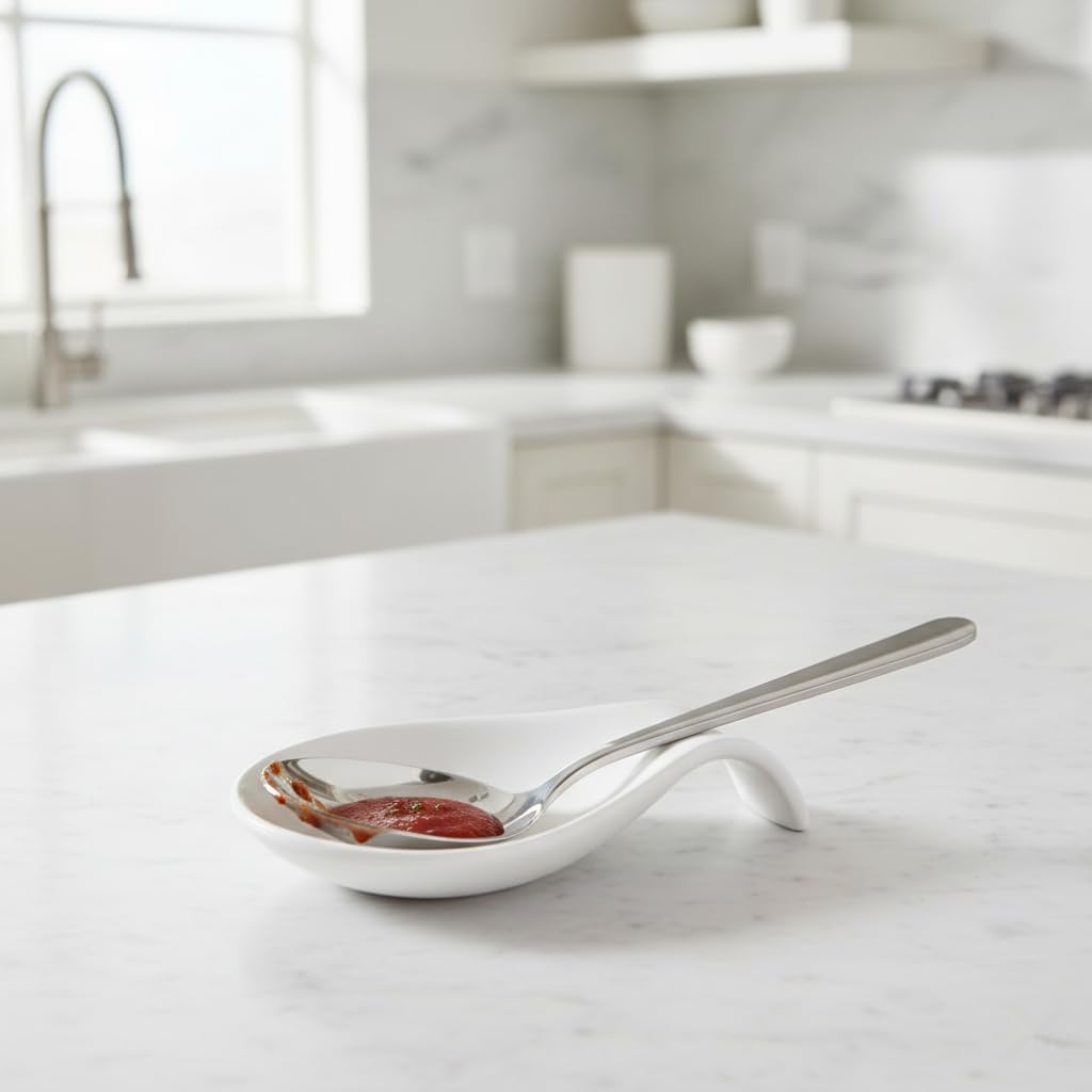 Nihow Spoon Rest Matte White